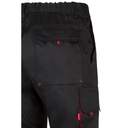 VL HYPNOS. Pantaloni in twill bicolore con diverse tasche (200g/m²), in cotone (35%) e poliestere (65%)