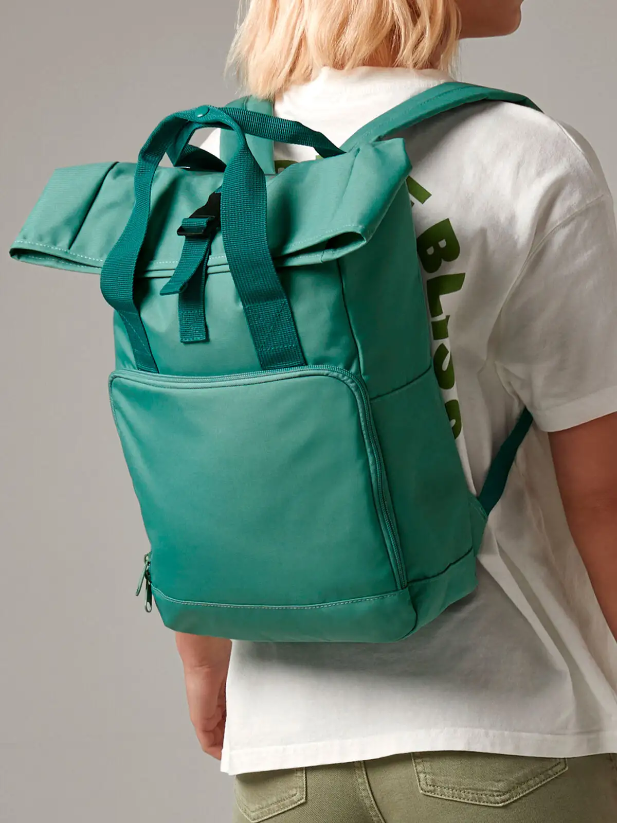 Twin Handle Roll-Top Backpack