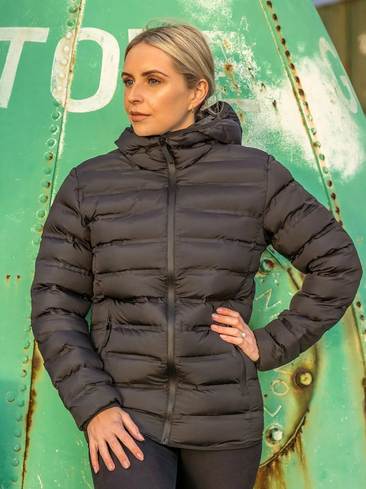 Ultrasonic Hooded Coat