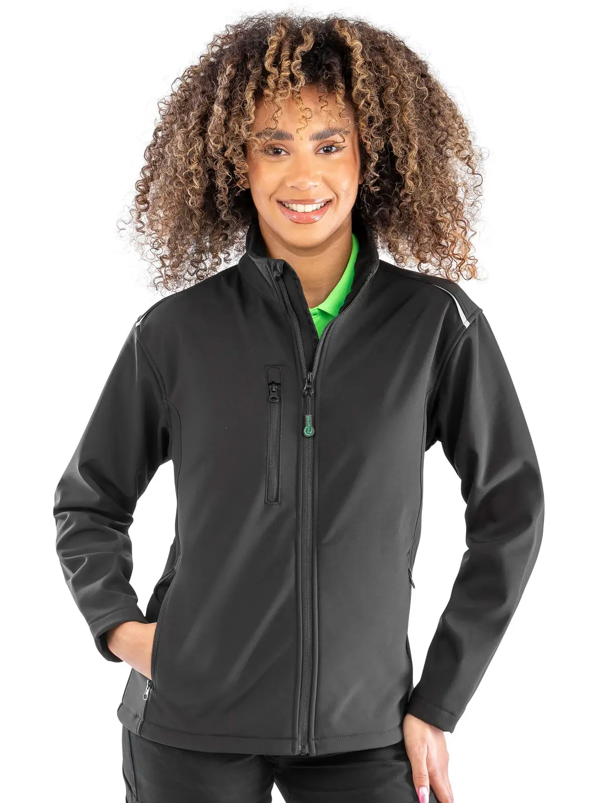 Women's Recycled 3-layer Printable Softshell Jacket