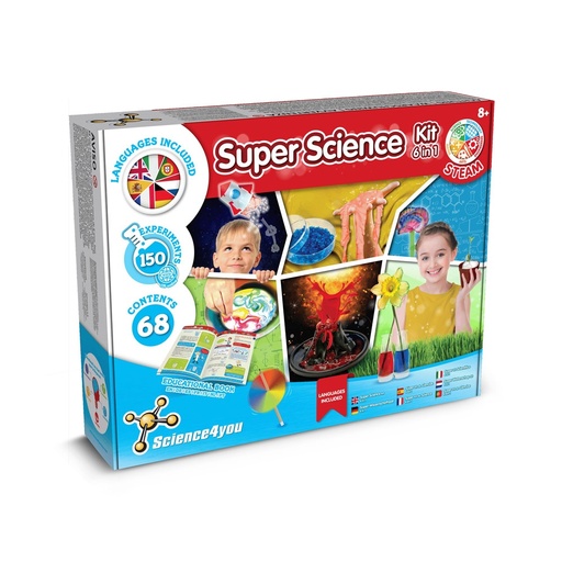 6 in 1 Super Science Kit I. Giocattolo educativo per bambini