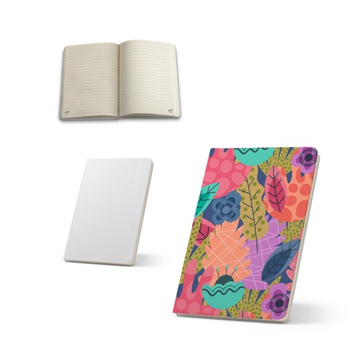 [STR-93670-106] ANNE SUB A6. Taccuino formato A6 con copertina rigida, ideale per la stampa a sublimazione