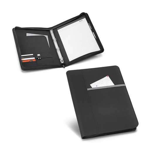 [STR-92073-123] AUSTER. Cartella A4 in 600D con blocco pagine a righe