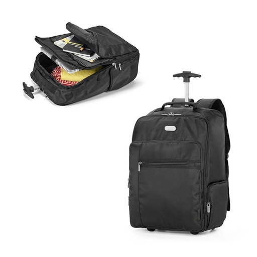 [STR-92177-103] AVENIR. Zaino trolley porta PC 17'' in poliestere 1680D e 300D