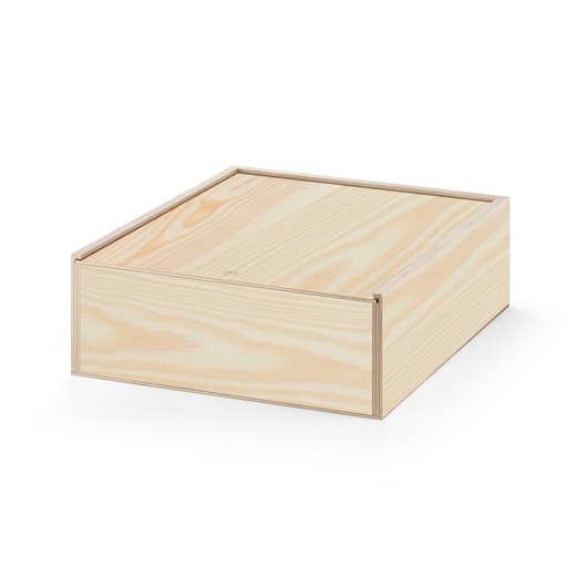 [STR-94942-170] BOXIE WOOD L. Scatola di legno L