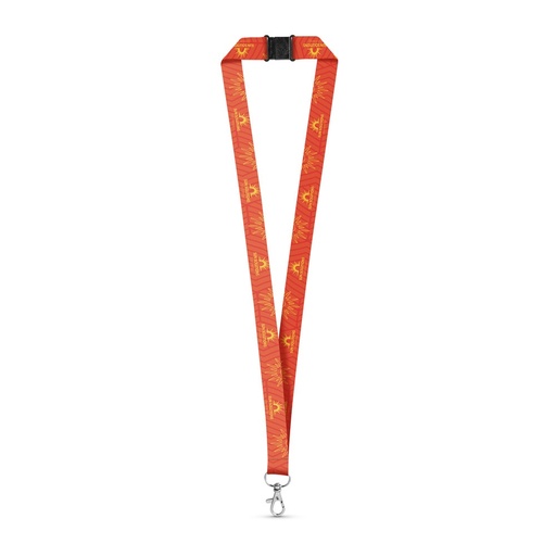 BRISTOL. SET Lanyard SUBLIMATION Long II (20 mm) con moschettone a grilletto da 20 mm e chiusura di sicurezza