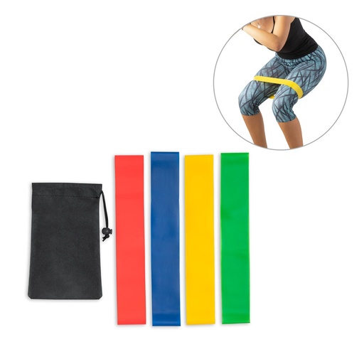 [STR-99970-103] BURPEE. Set di fasce elastiche con custodia in TNT