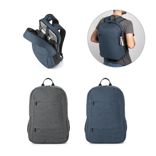 BUSINESS. Zaino per laptop in poliestere riciclato 300D