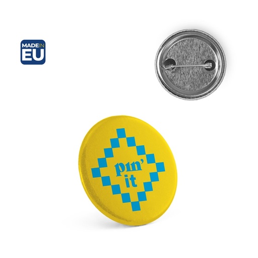 [STR-73122-340] Button P'IN 3. Button P'IN 3. Pin rotondo con spilla