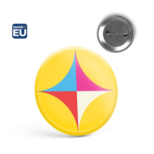 [STR-73129-340] Button P'IN 9. Button P'IN 9. Pin rotondo con spilla