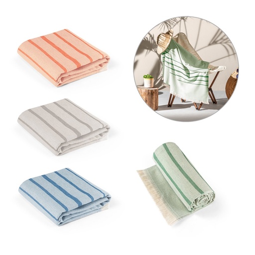 CAPLAN. Asciugamano multifunzione (260 g/m²) in cotone (90%) e cotone riciclato (10%)