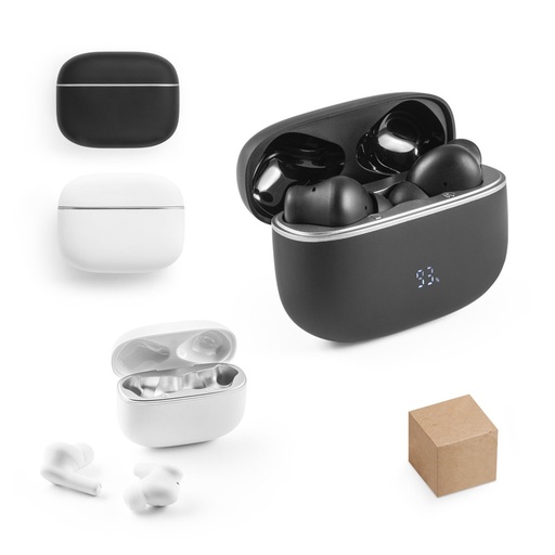 CAUBY. Cuffie wireless con ANC e 10 ore di durata della batteria con il ABS riciclato (100% rABS)