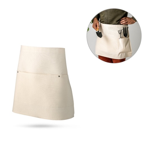 [STR-99835-160] CHICORY. Grembiule multiuso in tela di cotone (260 g/m²)