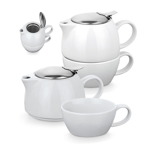 [STR-93805-106] COLE. Set 2 in 1 da tè in porcellana