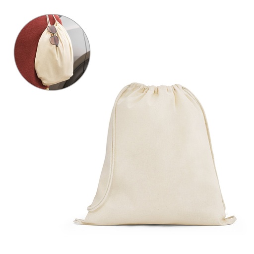 [STR-92398-150] DAHAB. Borsa a sacca in 100% cotone (140 g/m²)