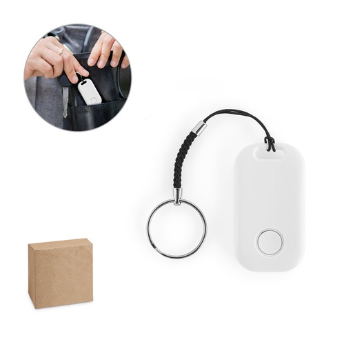 [STR-97145-106] DAMY. Localizzatore wireless dal design compatto e leggero in ABS riciclato (100% rABS)