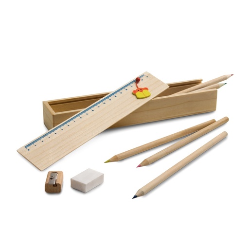 [STR-91756-150] DOODLE. Set da disegno fornito in scatola di legno