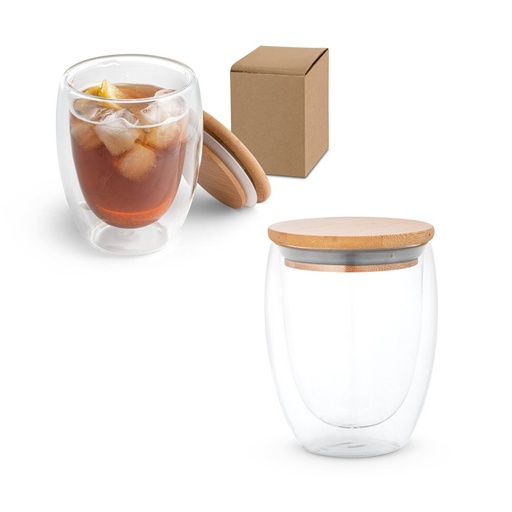 [STR-94767-160] ECUADOR L. Bicchiere da viaggio in vetro borosilicato 350 mL