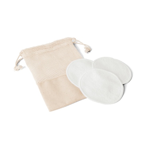 [STR-95113-160] ELISE. Set di 3 dischetti detergentiper il viso lavabili e riutilizzabili