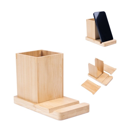 [STR-93638-160] ERWIN. Set da scrivania con supporto per il cellulare e tazza