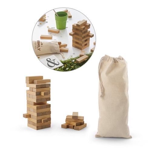 [STR-98491-150] FLIK. Gioco di legno con 54 pezzi