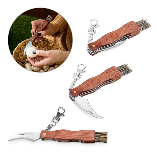 [STR-94033-160] GUNTER. Coltello tascabile in acciaio inox e legno