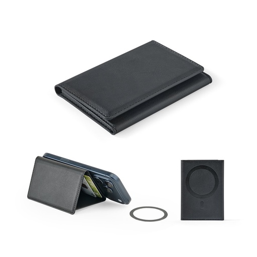 [STR-95127-103] HARALD. Portafoglio magnetico in PU con grande capacità e protezione RFID