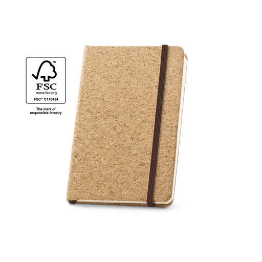HAWKINS. Block notes tascabile in sughero con 160 pagine lisce