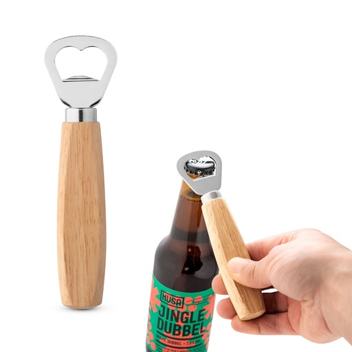 [STR-94134-150] HOLZ. Apribottiglie in metallo e legno
