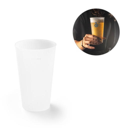 [STR-94324-110] KANE. Bicchiere da festival in PP 500 mL