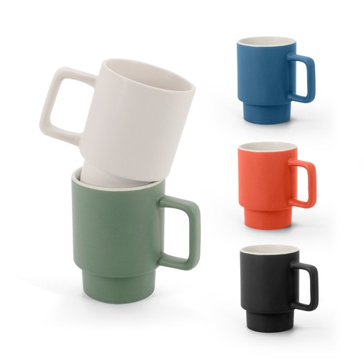 KUERTEN. Tazza in ceramica con finitura opaca 330 ml