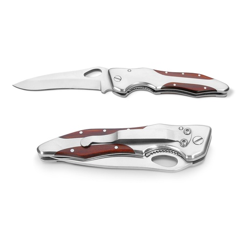 [STR-94030-170] LAWRENCE. Coltello tascabile in acciaio inox e legno