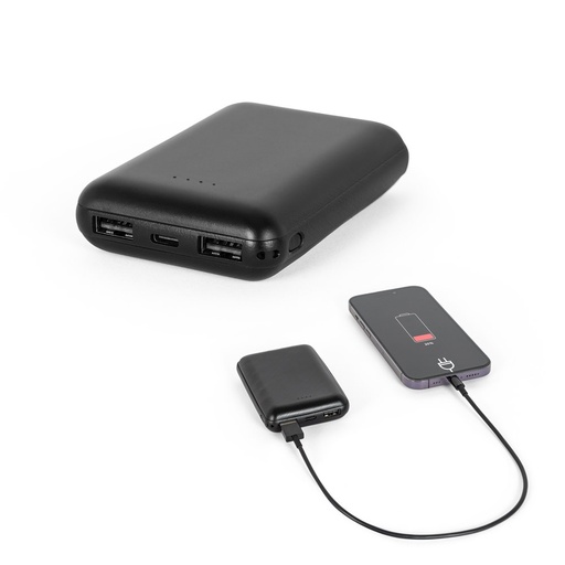 [STR-97197-103] LEAKEY 8. Power bank 8'000 mAh in ABS riciclato (100% rABS)