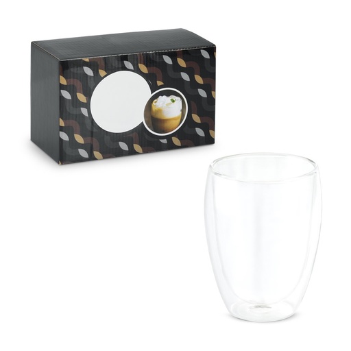 [STR-93895-110] MACHIATO DUO. Set di 2 tazze in vetro borosilicato