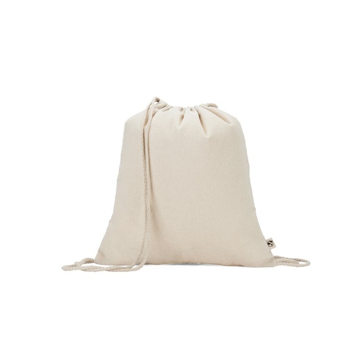 [STR-92374-150] MAIORCA. Zaino a sacca in 100% cotone riciclato (180 g/m²)