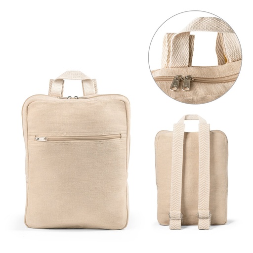 [STR-92938-160] MARBELLA. Zaino in juco (275 g/m²)