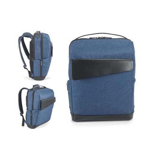 [STR-92681-104] MOTION BACKPACK. Zaino in PU e poliestere twill 600D