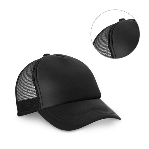 [STR-99172-103] NICOLA BK. Cappellino in poliestere e rete (150 g/m²)
