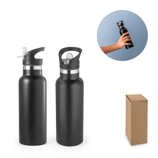 NORTON. Borraccia in acciaio inox con tappo in PP 570 mL
