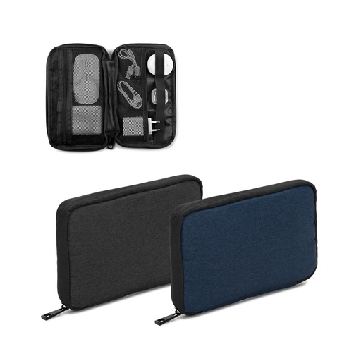 Newcastle BAG. Borsa organizer in poliestere riciclato 600D ad alta densità con spazioso scomparto principale per accessori tecnologici