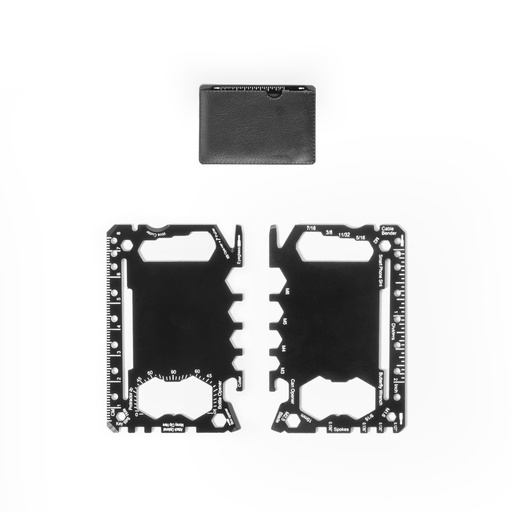 [STR-98166-103] PEEBLES. Carta multifunzione in acciaio inossidabile con 20 funzioni