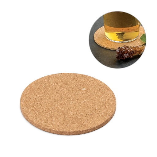 [STR-93828-160] PISANI. Sottobicchiere in sughero