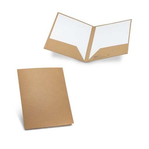 [STR-93463-160] PUZO. Cartella porta documenti A4 in carta riciclata (400 g/m²)