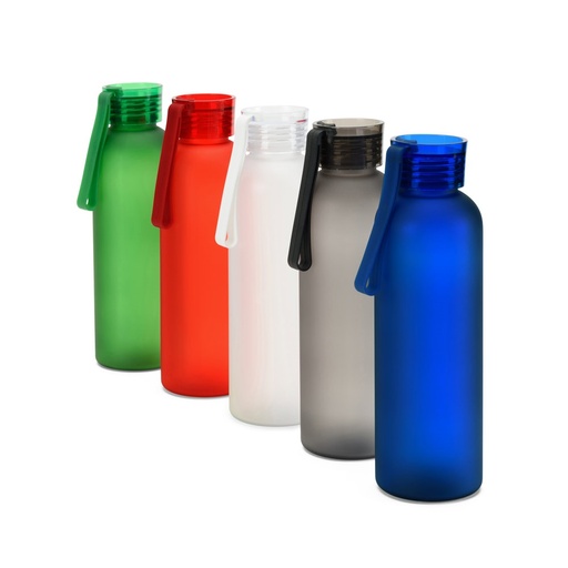 RIO rPET. Borraccia PET riciclato (100% rPET) con finitura opaca 600 mL