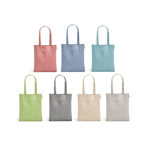 RYNEK. Borsa con cotone riciclato (70%), poliestere (30% rPET) (140 g/m²)