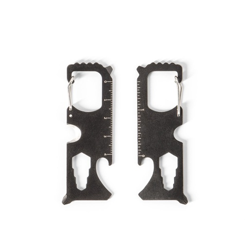 [STR-98165-103] SCREWY. Carta multifunzione in acciaio inossidabile con 8 funzioni