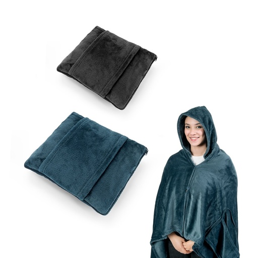 SNUGGY. Set 3 in 1 in tessuto felpato (220 g/m²) ideale per i viaggi