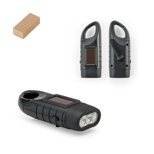 [STR-98162-103] SOLARKY. Torcia compatta 0'5 W ABS con 3 LED bianchi da 90 lumen
