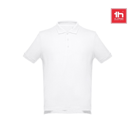 [STR-30132-106-3XL] THC ADAM 3XL WH. Polo da uomo