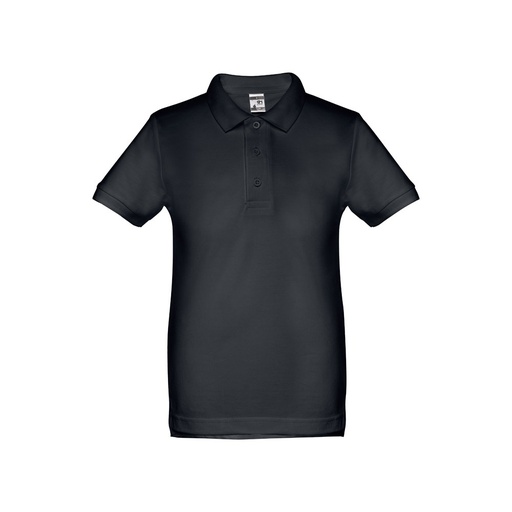 [STR-11185-184-12] THC ADAM KIDS II. Polo in cotone a maniche corte per bambini (unisex)